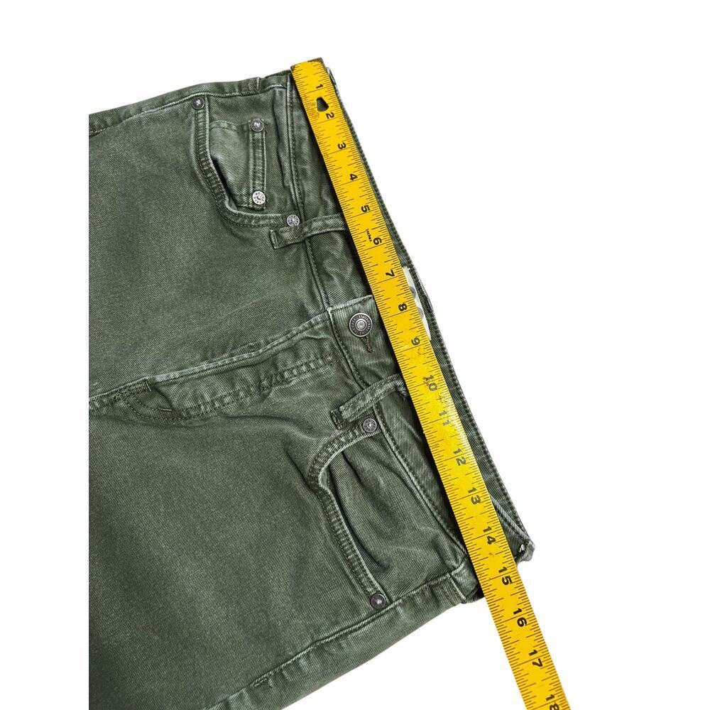 Free People Makai Cutoff Shorts in Army Green Size 29-30 waist / retro / Y2K - Picture 5 of 9